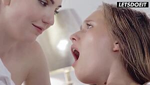 Stacy Cruz And Mia Evans Share Kristof Big Cock