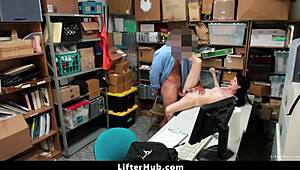teen must satisfy the store managers cravings in garage