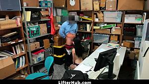 teen must satisfy the store managers cravings in garage