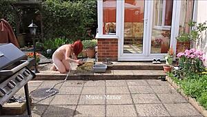 irene endures strict lesbian bdsm punishment inside muses manor dungeon