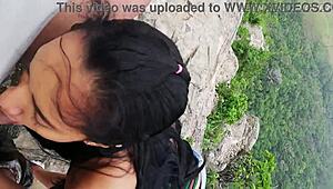 Caught outdoors huge amateur compilation of this hot latina petite 18 having public sex