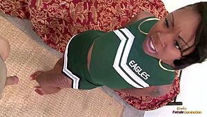 Black queen crushes his ego using humiliation and ballbusting