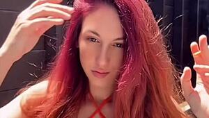 Italian Big Tits Milf Artemisia Love Smoking A Cigarette Outdoor