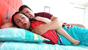 Indian Stepmother Fucked Hard By Her Stepson. Desi Sex In Bed