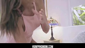 humpingmom stepmother takes care of stepsons hard on havana bleu