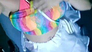 sem pau no carnaval with flashing big clit in the car