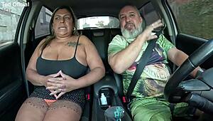 Madura leaves swing parties and gets wild in car with marcela moraes