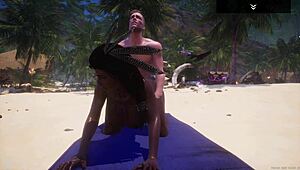 wild life big ass curvy black milf jadeen fucks jason