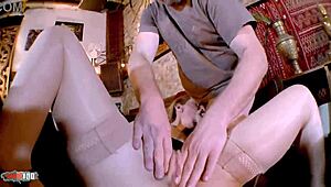 louise du lac squirts hard in this french milf anal casting with terry kemaco
