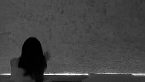 Hidden hotel footage shows a real encounter