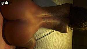 latina bent over for deep pounding and creampie