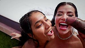 how does yasmina khan handle hard gangbang
