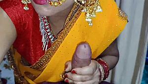 Indian father in law meets daughter in law suddenly
