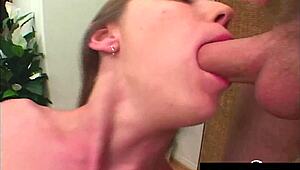 Brandi lyons begs for all holes filled by three dicks