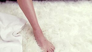 innocent megan loves when milan licks her lovely feet