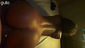 latina bent over for deep pounding and creampie