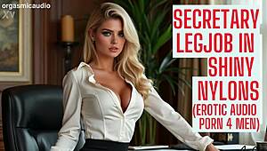 Secretary legjob in nylon pantyhose preview