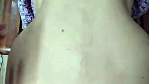Awesome asian wife sucks balls and fucks