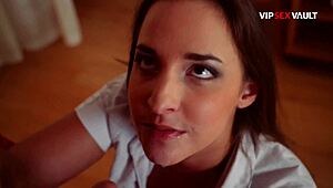 Amirah adara gags on cock in sloppy nurse deepthroat scene