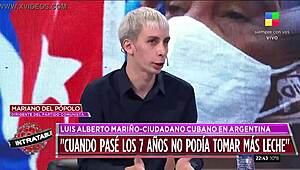 chico comunista domado en vivo por cubano