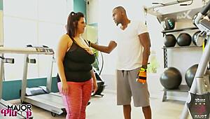 sofia rose wants every inch of rome majors cock after workout