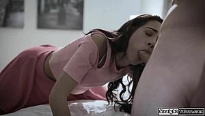 petite babe gets fucked hard in public at party