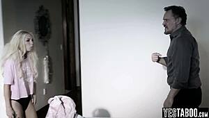 desperate teen stepdaughter gets manipulated and railed by stepdad