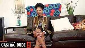 I gave this ebony with a big ass the real pleasure her boyfriend never could
