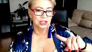 stepmom dances as webcam slut