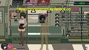 hentai game train 45 man in erotic acts with hot ladies on the train