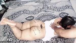after a night party a big-assed indian girl has hardcore sex