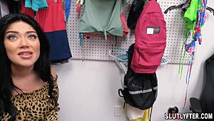 Caught shoplifting teen must deal with officer