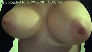 horny artemisa love shows her juicy boobs and makes them bounce
