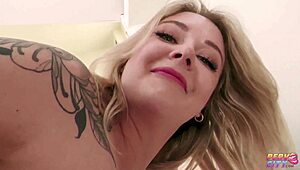 blonde bombshell lucky kays bubble booty bouncing on bbc