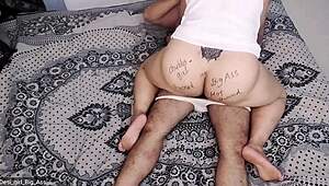after a night party a big-assed indian girl has hardcore sex