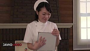 japanese nurse ui kinari gives passionate blowjob in steamy scene