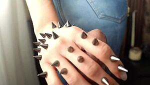 Soaking Cute Rebel Teen Tight Jeans With Semen