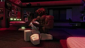 Roblox femboy enjoys shemale sex