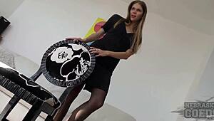 evelina striptease performance