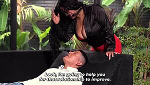psychologist with huge tits fucks her patient