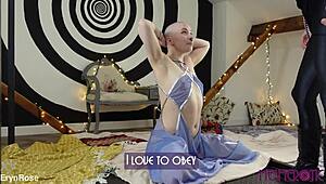therapist transforms client into submissive concubine in brainwashing scene