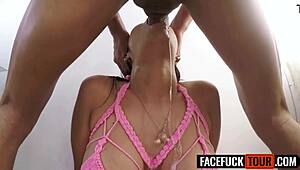 This Big Tits Latina Swore She Would Never Ended Up Swallowing