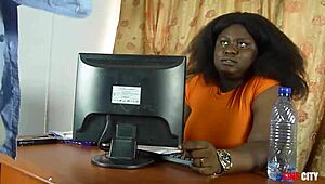 I enjoy time with my office secretary at work