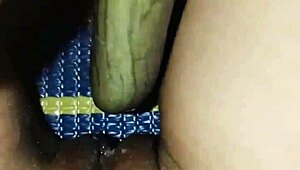 does village gf stuff pussy with big brinjal