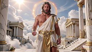 Zeus Fucks Olympus Harem In Epic Anal Creampie