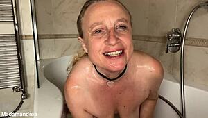 horny experience while bathing
