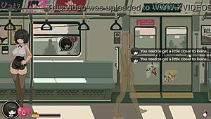 hentai game train 45 man in erotic acts with hot ladies on the train