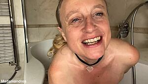 horny experience while bathing