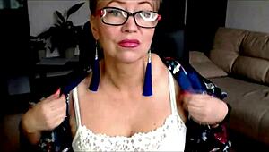 stepmom dances as webcam slut