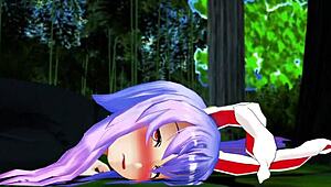 mmd reisen masturbation with big tits and ass